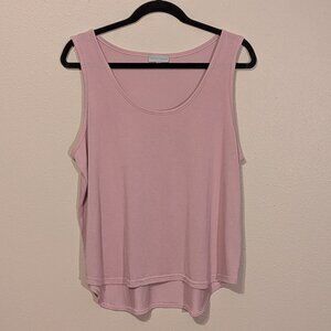 Luxe Soft Baby Pink Tank XL